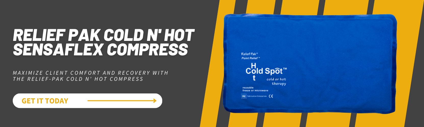 Maximize Client Comfort and Recovery with the Relief-Pak Cold n' Hot Compress