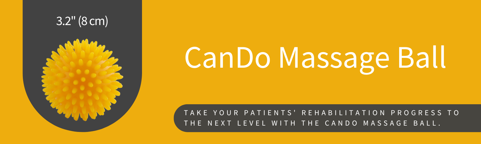 Take Your Patients' Rehabilitation Progress to the Next Level with the CanDo Massage Ball