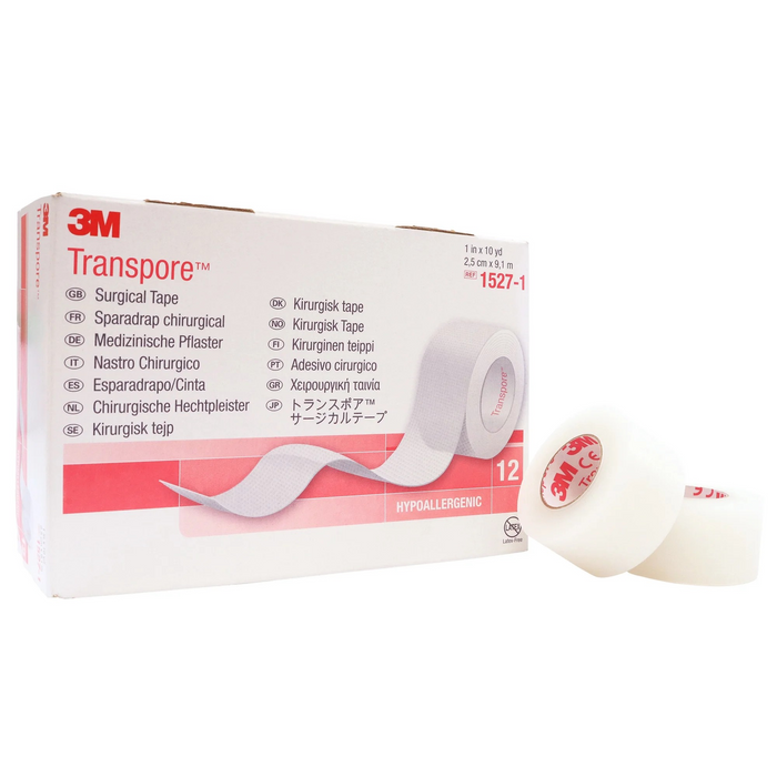 Transpore™ Hypoallergenic Surgical Transparent Tape, Non-Sterile