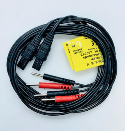 W1548 - Touchproof Biomedical Life Systems Leadwire - Straight Double Female Socket Tens Lead 48" Length
