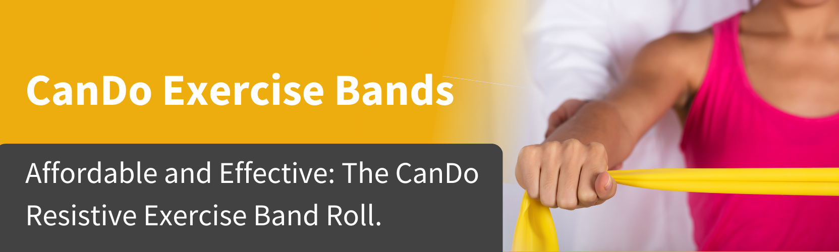 Affordable and Effective: The CanDo Resistive Exercise Band Roll