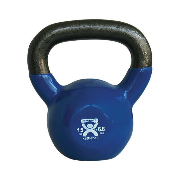 CanDo vinyl-coated kettlebell