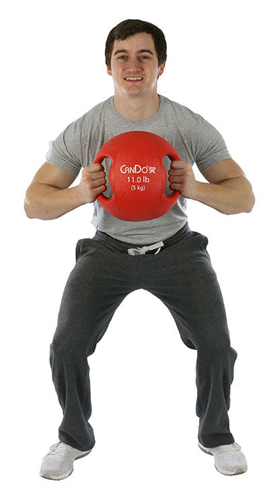 CanDo Molded Dual Handle Medicine Ball