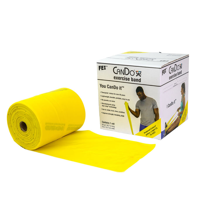 CanDo Latex Free Exercise Band Rolls