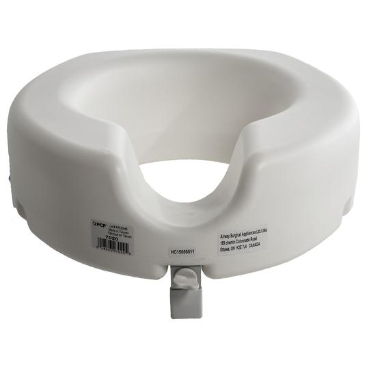 Airway 5" Universal Raised Toilet Seat.  Fits Round & Elongated Bowl